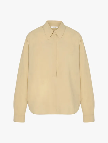 THE ROW Margan oversized cotton shirt